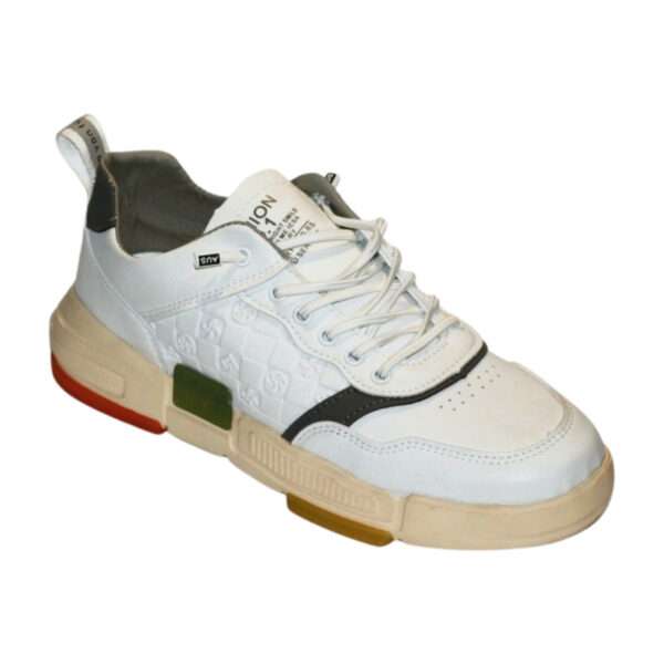 Step into Style: Imported White Sneakers with a Twist