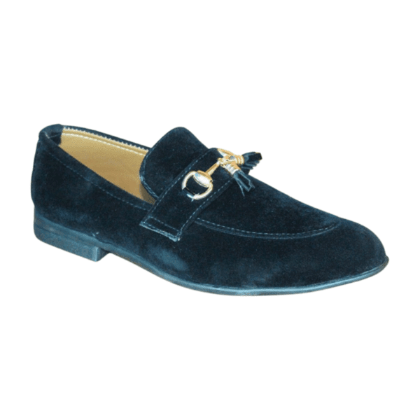 Velvet Loafers: Style Statement in Black and Khaki