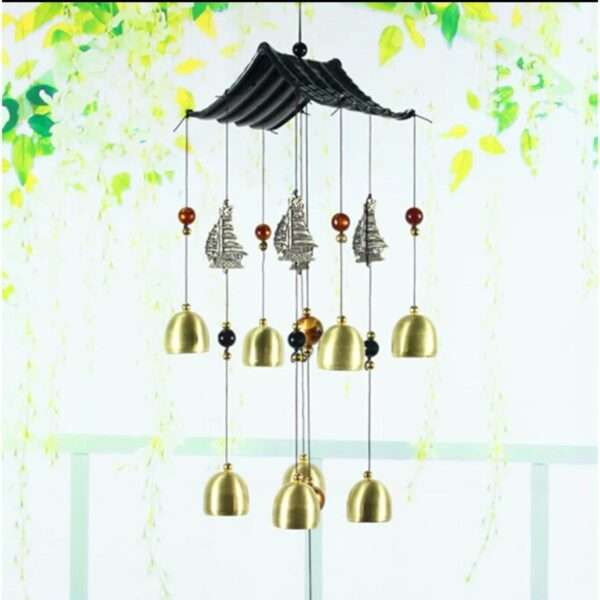 Wind Twin Metal Aluminum Wind Chimes Door Bells